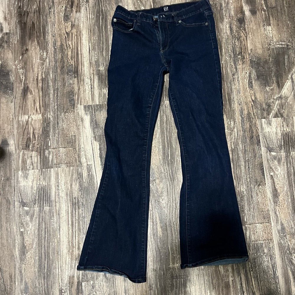 Gap 1969 flare jeans size 6 low rise vintage hard to find